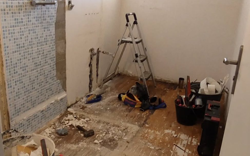 Salle de bain avant travaux